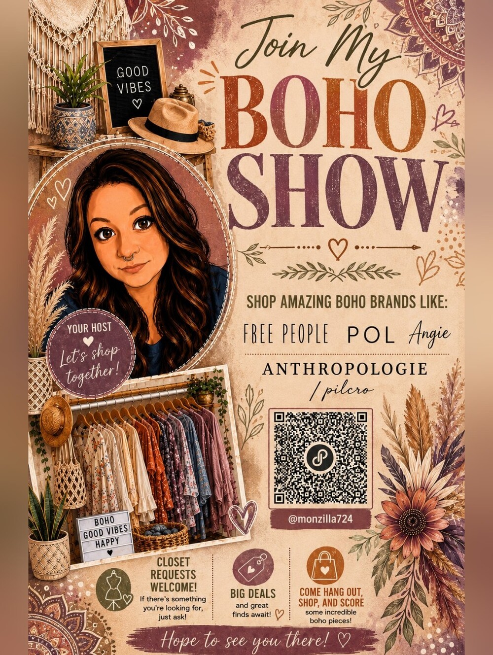 Join Me For Some Awesome Boho Items